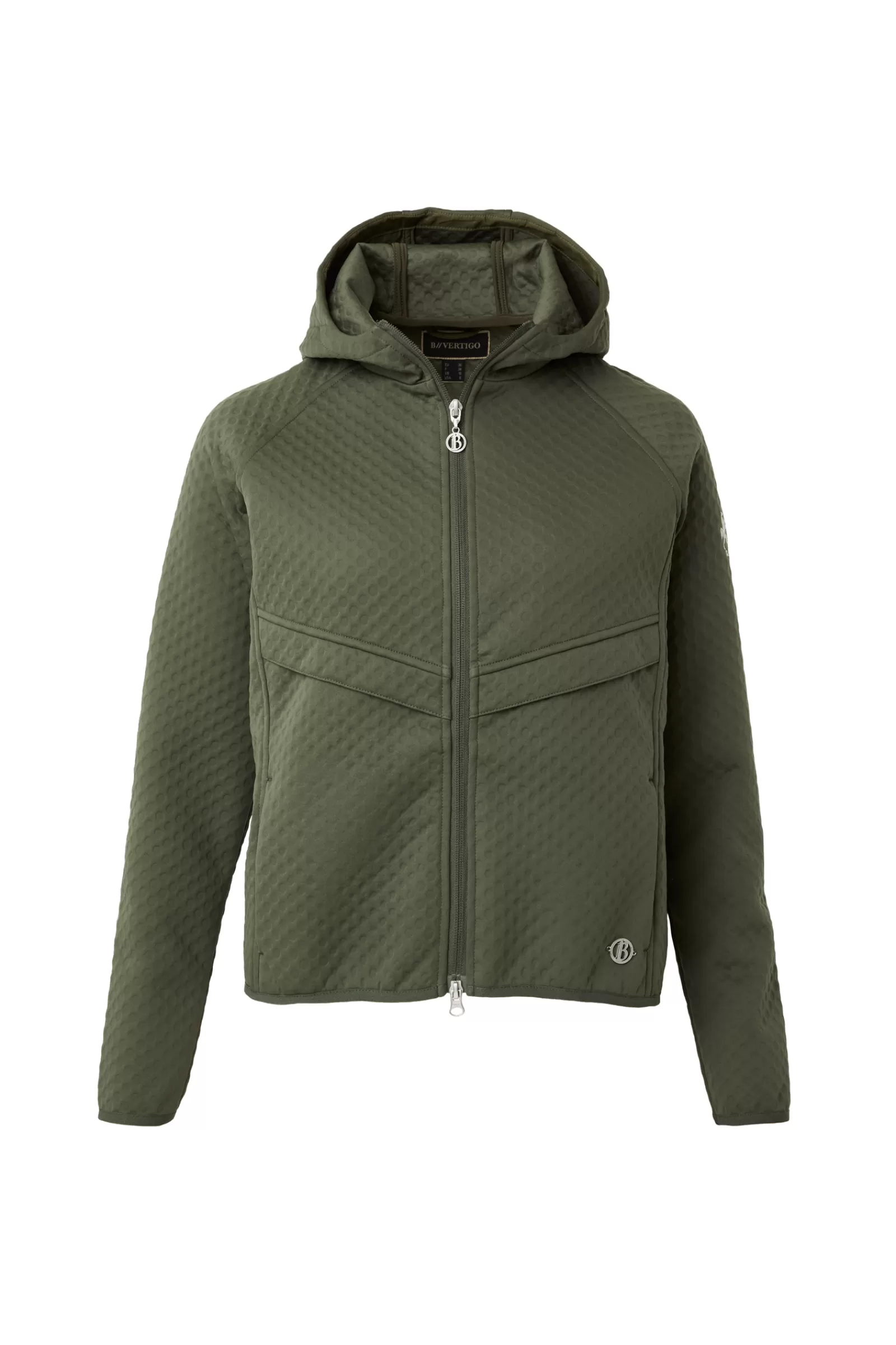 Outlet bvertigo B Vertigo Norah Naisten Huppari Scuba-Materiaalista Wild Grass Green