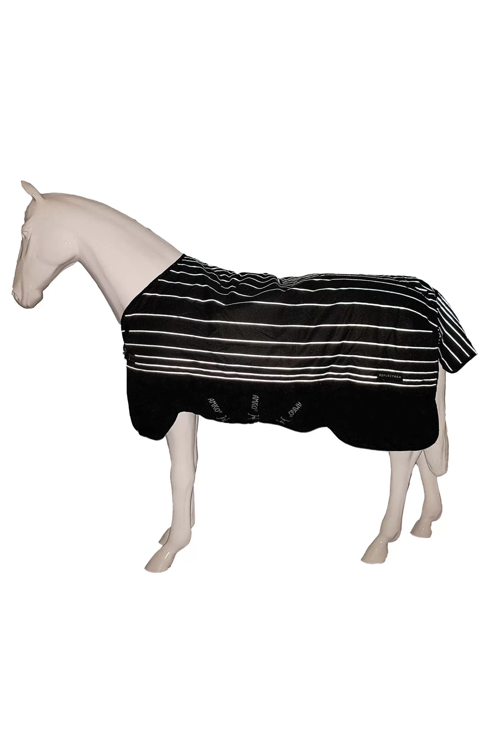 horseware Amigo Bravo 12 Reflective Plus Ulkoloimi Irrotettavalla Kaulakappaleella, 250 G Black/Reflective/Black Flash Sale