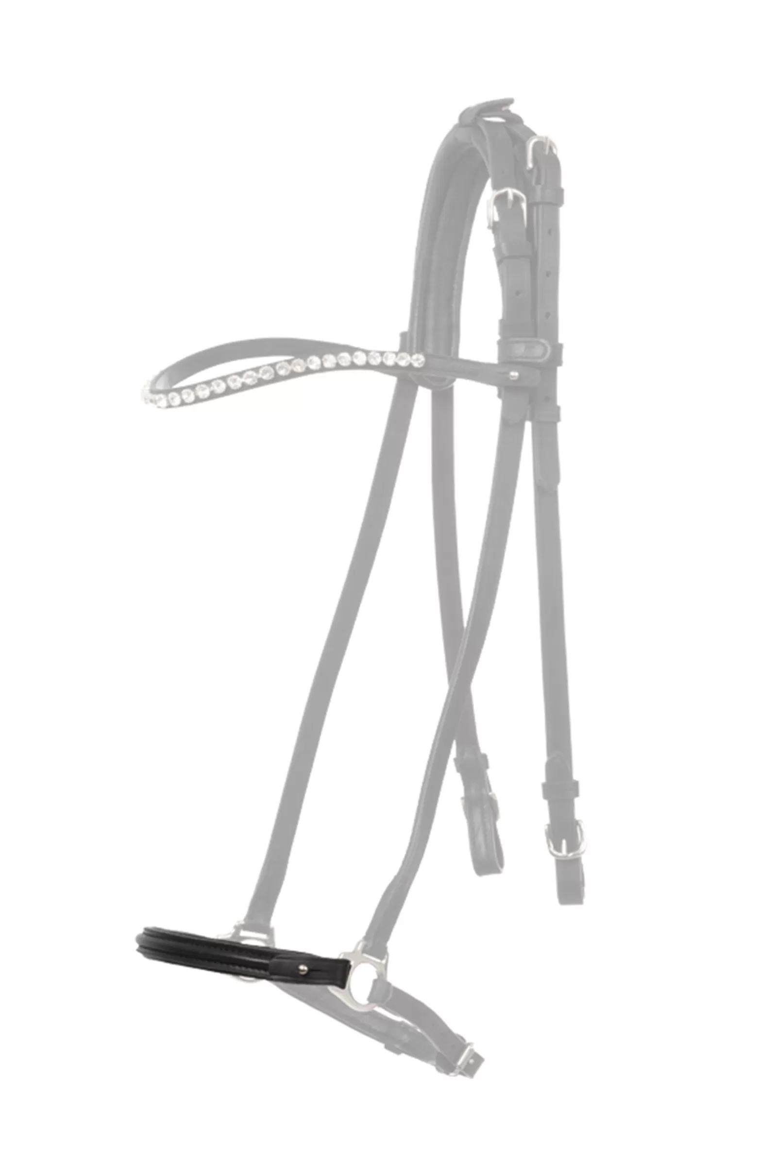 kavalkade Svartur Dropped Noseband Piece For Kjartan Icelandic Bridle Black Online
