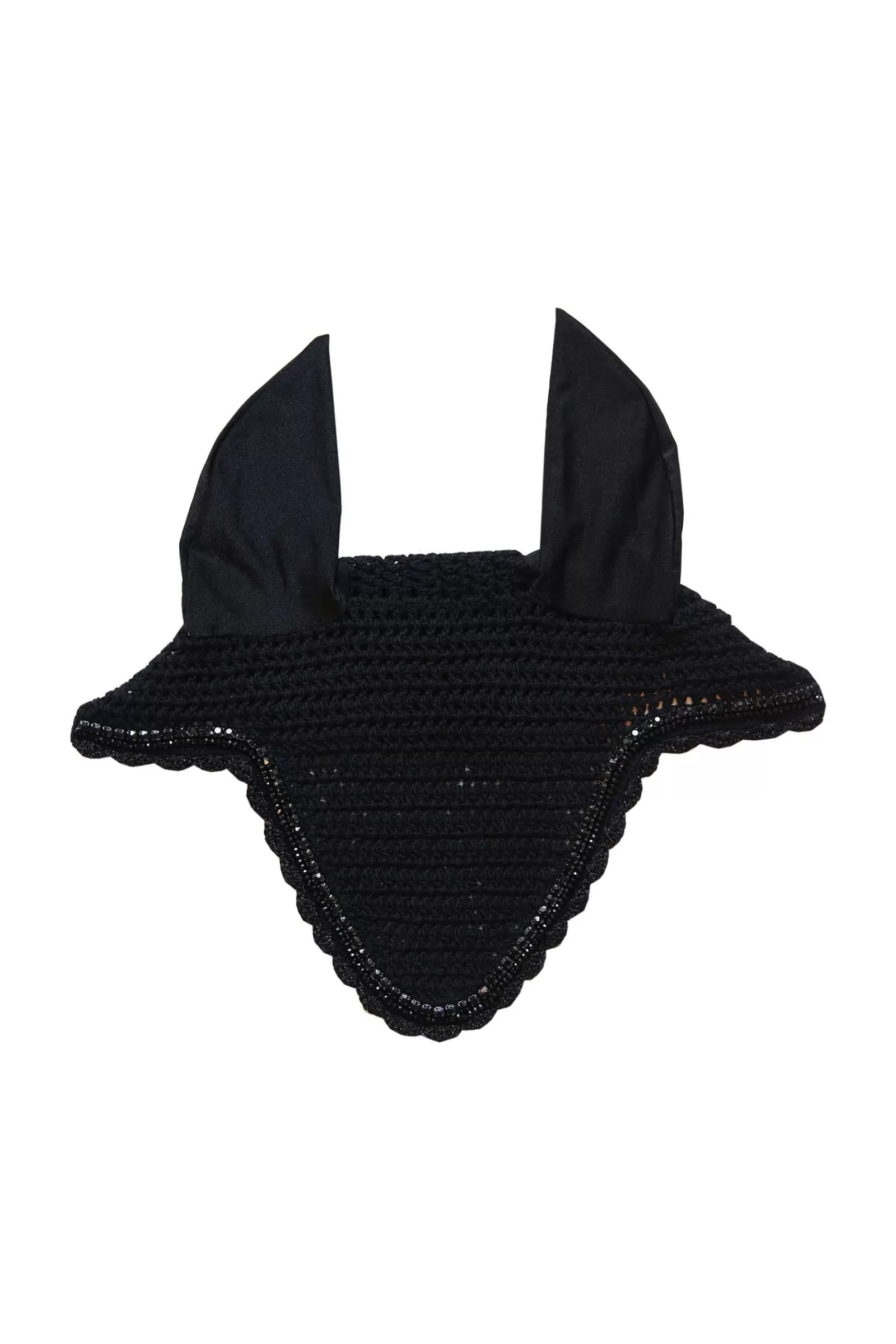 kentucky Horsewear Aania Vaimentava Korvahuppu Timanteilla Ja Helmilla, Pitka Malli Black Store