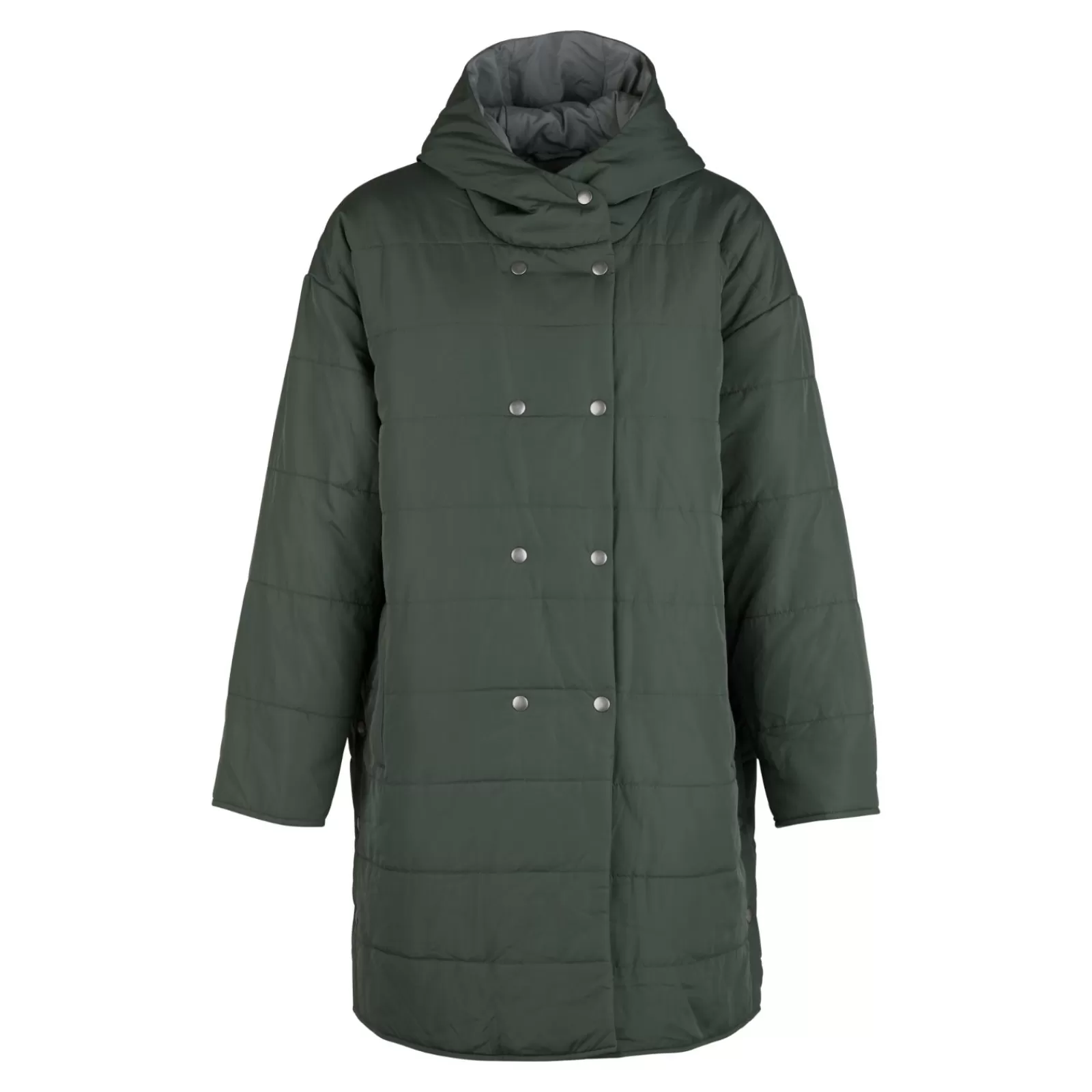 Best Sale * Limited Edition - Georgia Oversized Naisten Topattu Parkatakki Thyme Green