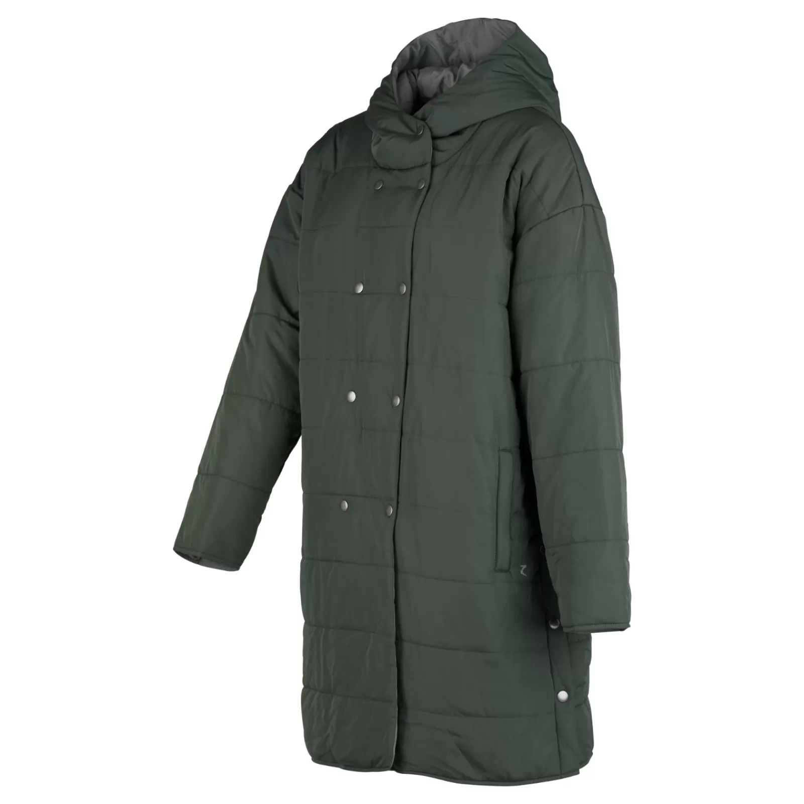 Best Sale * Limited Edition - Georgia Oversized Naisten Topattu Parkatakki Thyme Green