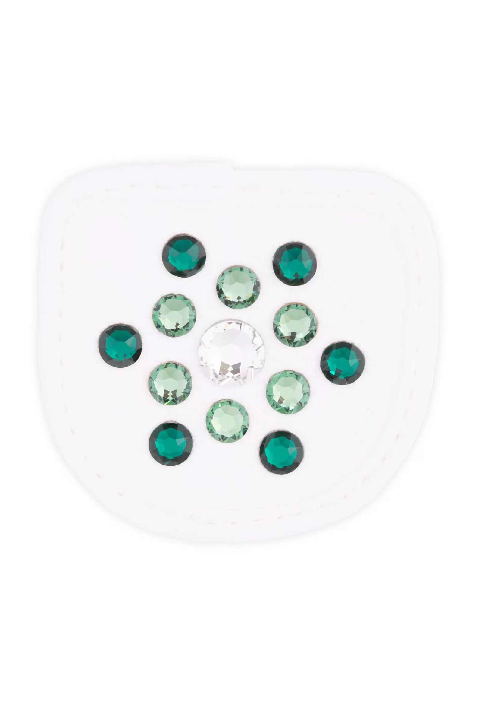 Clearance magictack Magic Tack Glossy Green By Nina Kaupp Vaihdettavat Somisteet Ratsastushanskoihin Wh/Ab