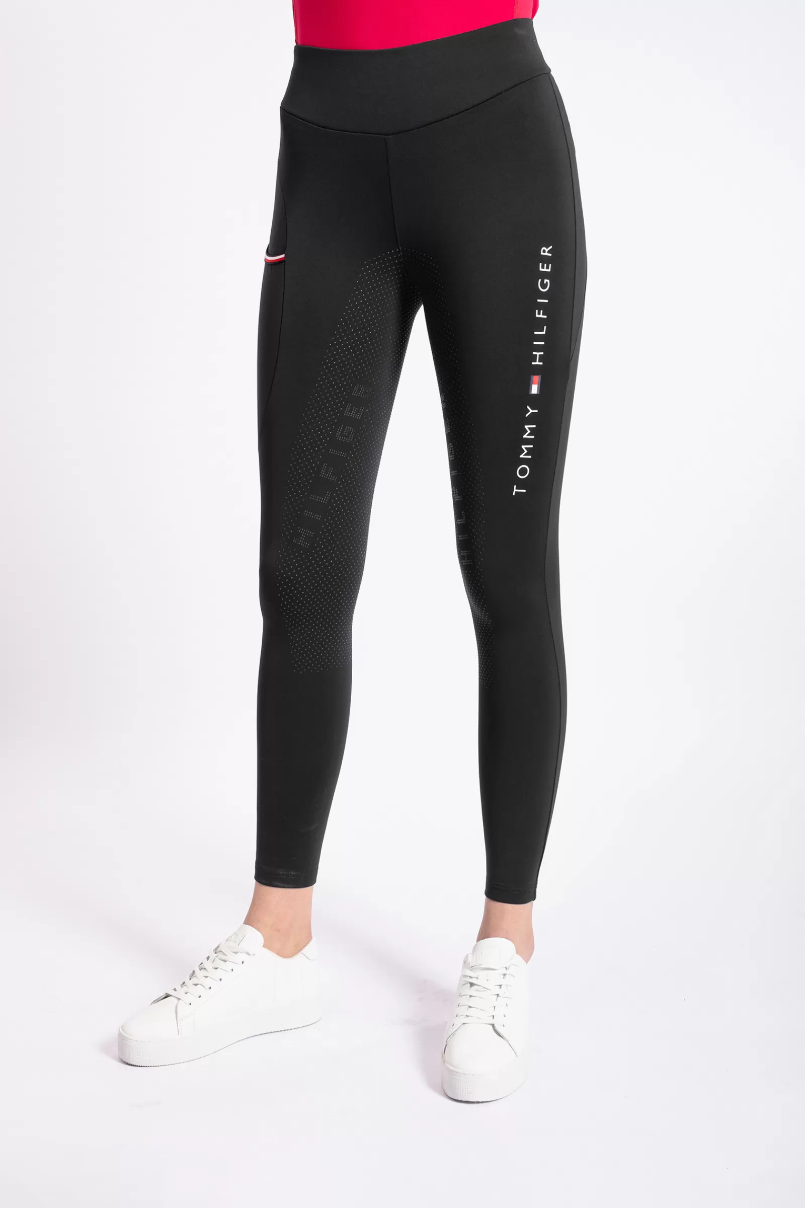 Hot tommyhilfigerequestrian Tommy Hilfiger Equestrian Elmira Naisten Talviset Full Grip Ridign -Sukkahousut Black