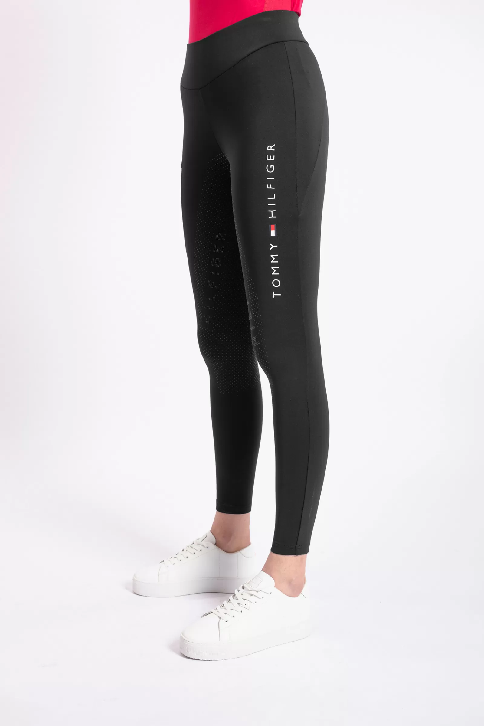 Hot tommyhilfigerequestrian Tommy Hilfiger Equestrian Elmira Naisten Talviset Full Grip Ridign -Sukkahousut Black