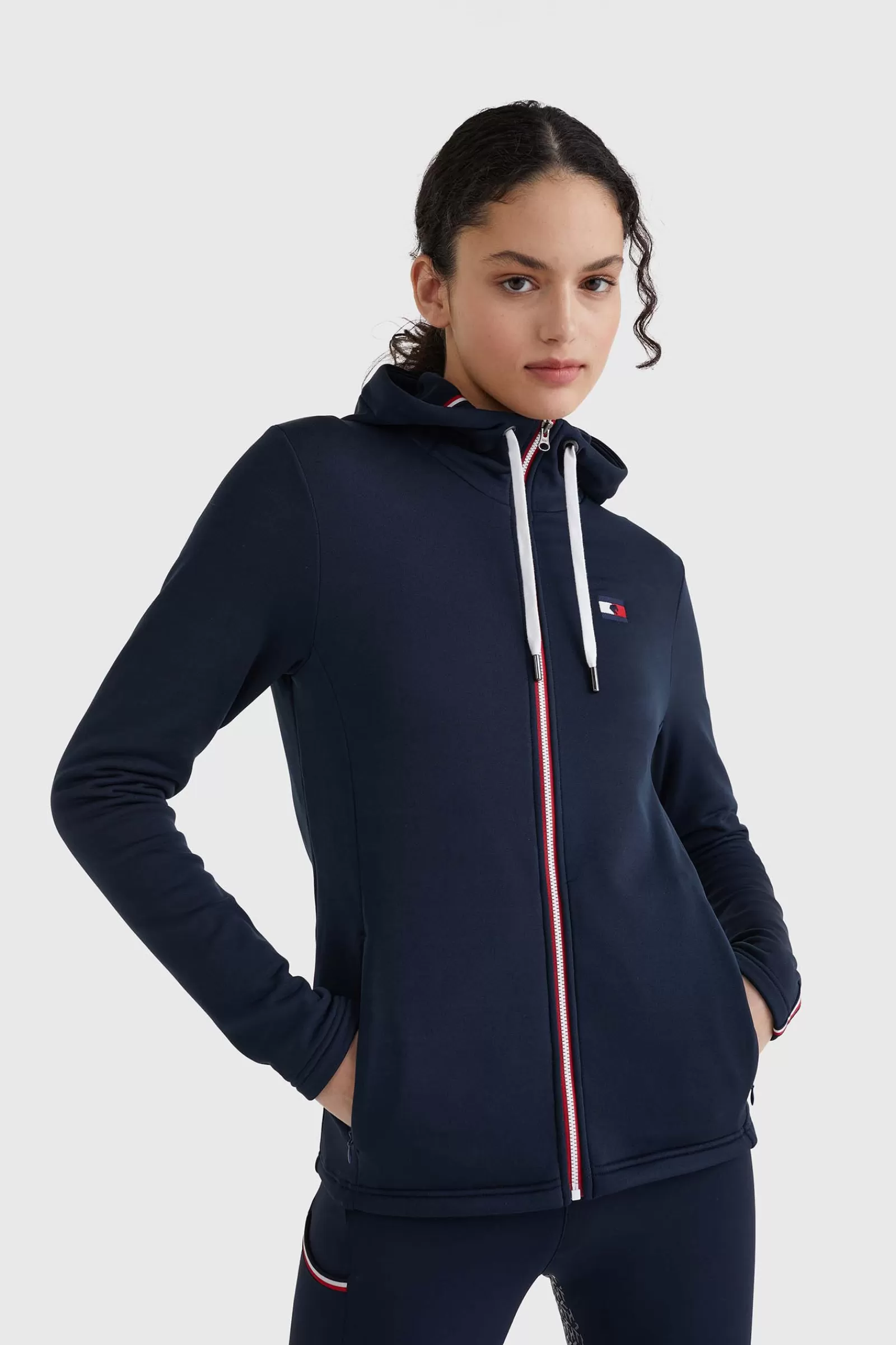 Flash Sale tommyhilfigerequestrian Tommy Hilfiger Equestrian Unicolor Naisten Treenitakki Db/Ab
