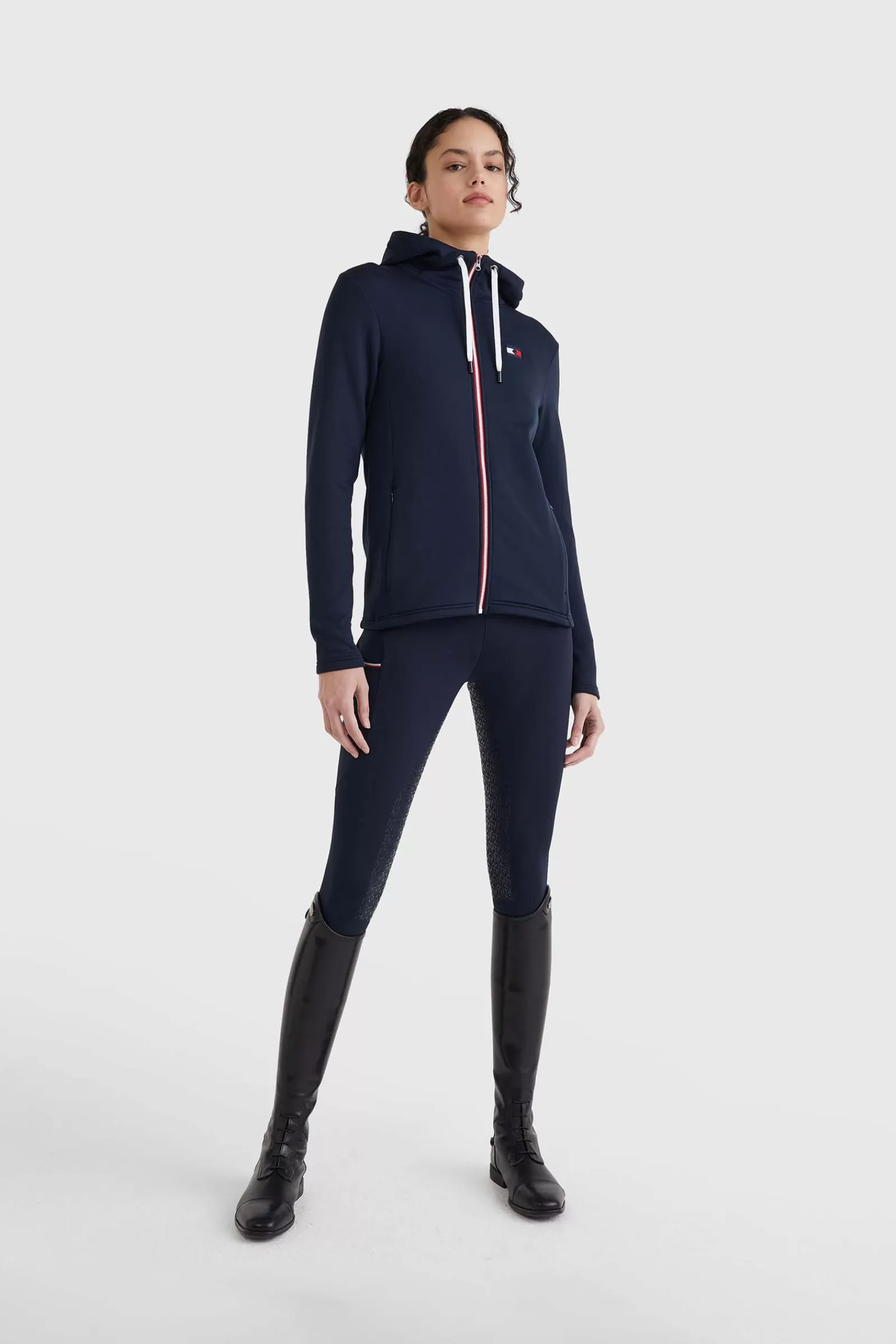 Flash Sale tommyhilfigerequestrian Tommy Hilfiger Equestrian Unicolor Naisten Treenitakki Db/Ab