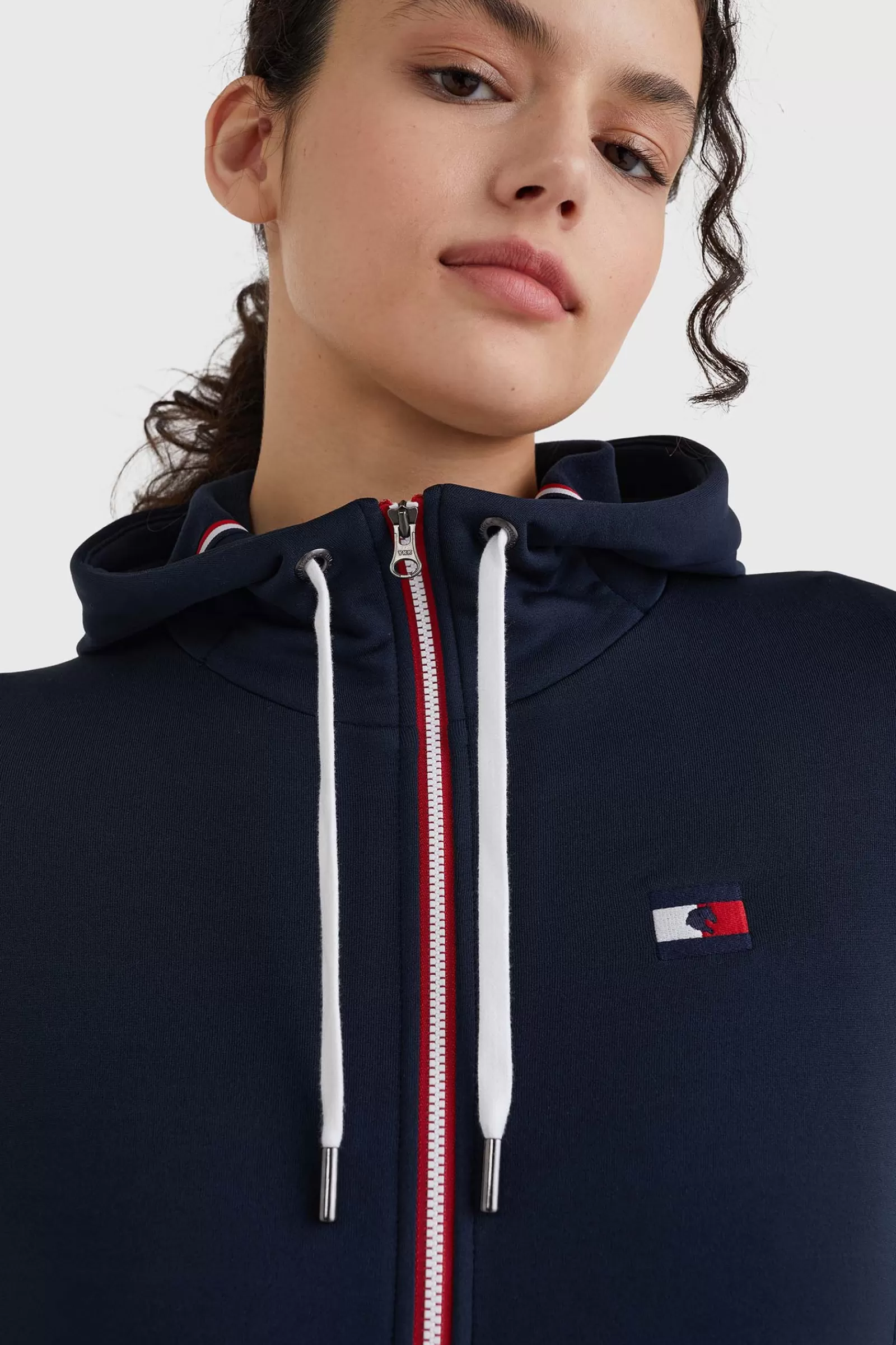 Flash Sale tommyhilfigerequestrian Tommy Hilfiger Equestrian Unicolor Naisten Treenitakki Db/Ab