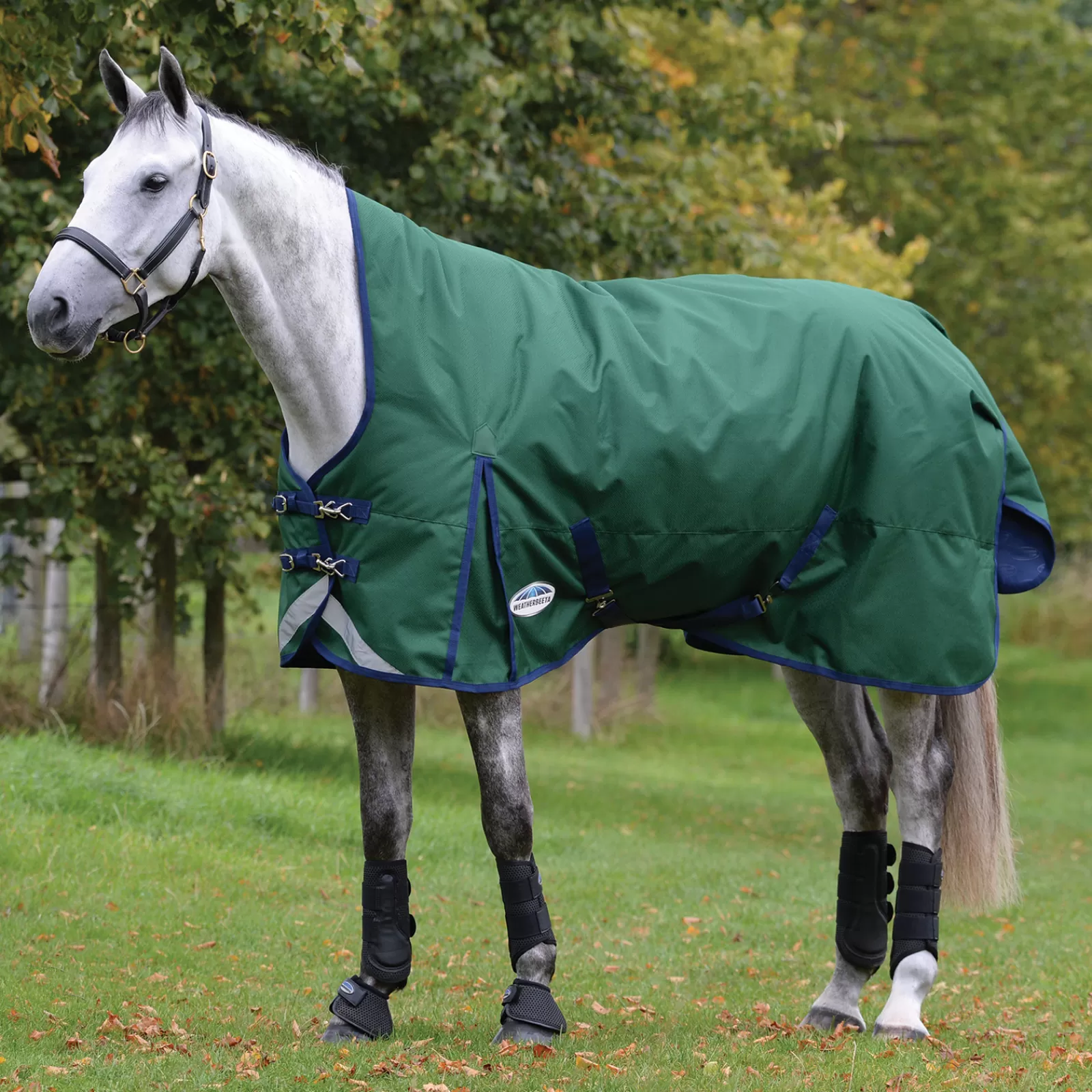 weatherbeeta Comfitec Plus Dynamic Ii Ulkoloimi Korkealla Kaulaosalla, 220 G Hunter Green/ Navy Cheap